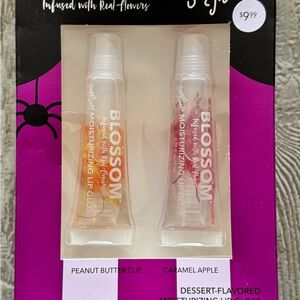 Blossom Lip Gloss Duo with Real Flowers